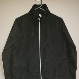 Apana Women's Size Small Black Windbreaker - Gently Used
